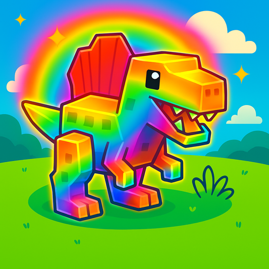 Rainbow Spinosaurus