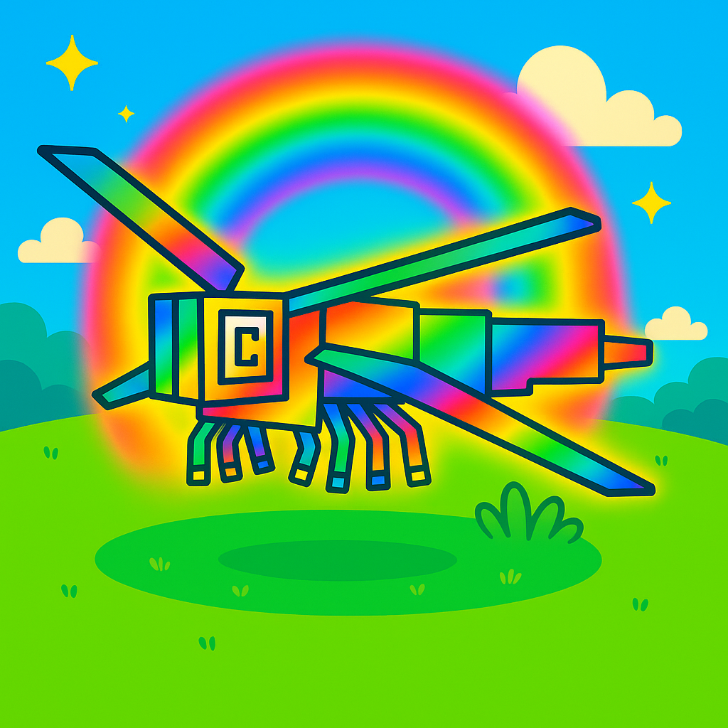 Rainbow Dragonfly