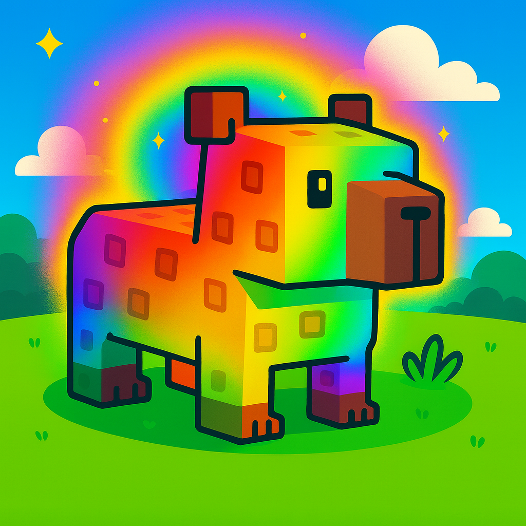 Rainbow Capybara