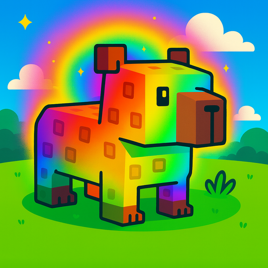 Rainbow Capybara
