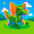 MEGA HATCHED Rainbow Dilophosaurus [OP XP FARM]